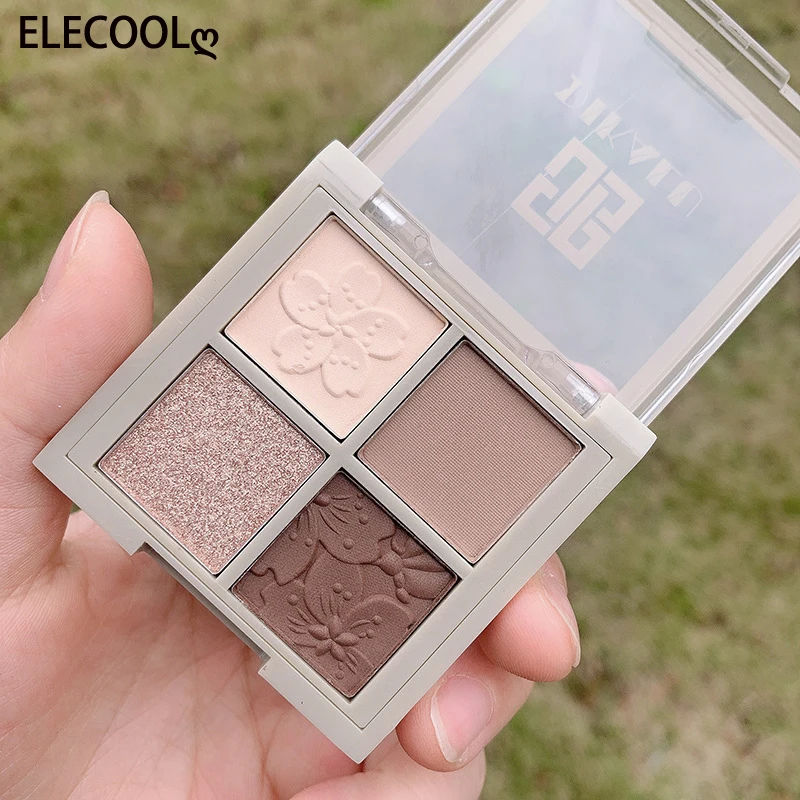 ELECOOL 4 Colors Cool Toned Eyeshadow Palette Abstinence Palette Matte Glitter Eyeshadow Palette Eye Shadow Eye Pigments Palett
ELECOOL 4 Colors Cool Toned Eyeshadow Palette Abstinence Palette Matte Glitter Eyeshadow Palette Eye Shadow Eye Pigments Palett