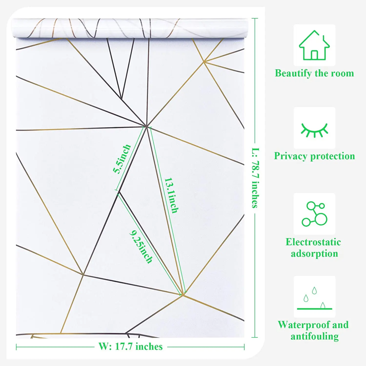 LUCKYYJ Window Film Privacy Non Adhesive Glass Film Self Static Window Clings for Privacy Anti-UV Stained Glass Window Stickers
LUCKYYJ Window Film Privacy Non Adhesive Glass Film Self Static Window Clings for Privacy Anti-UV Stained Glass Window Stickers