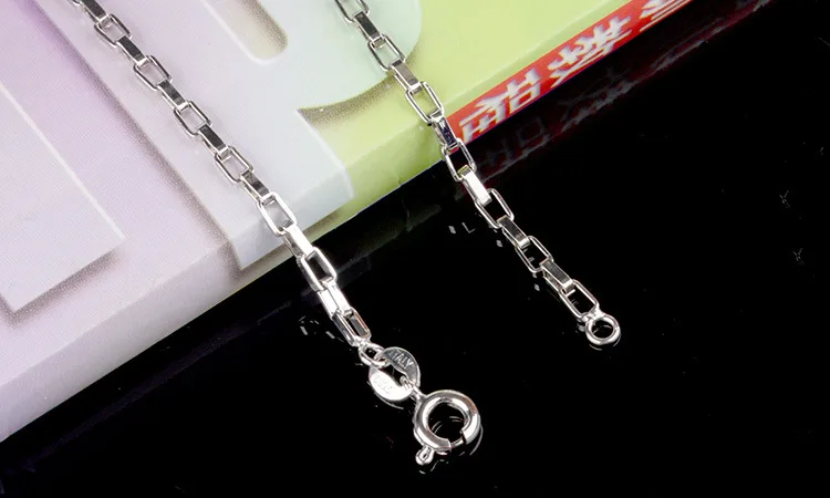 100% 925 sterling silver fashion men`s chain ladies`necklaces jewelry no fade birthday gift drop shipping
100% 925 sterling silver fashion men`s chain ladies`necklaces jewelry no fade birthday gift drop shipping