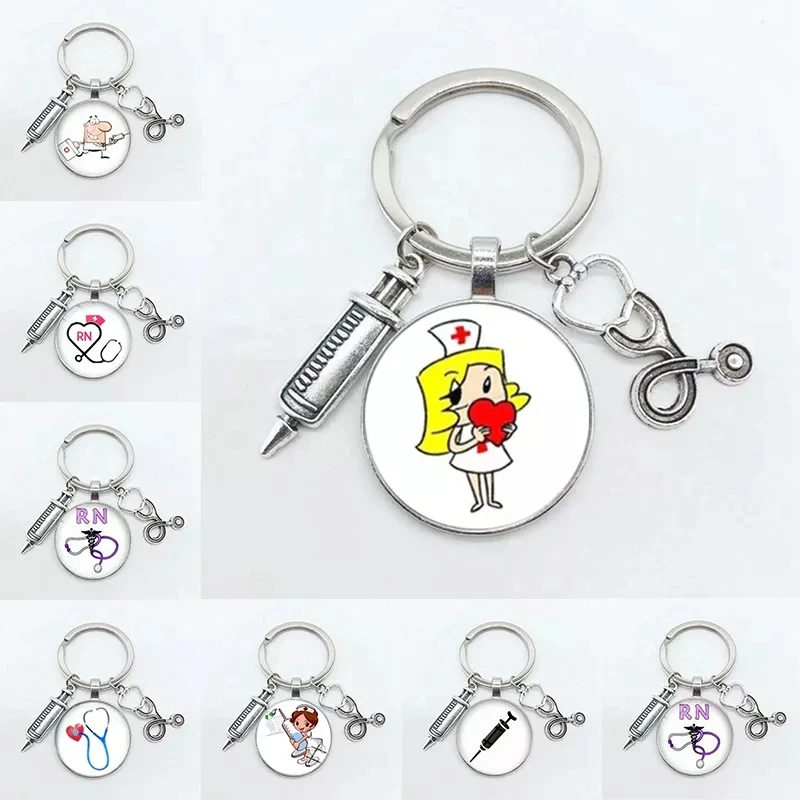 Brand New/High Quality 1 Piece Nurse Medical Syringe Stethoscope Picture Keychain, Glass Cabochon And Glass Dome, Key Ring, Pend
Brand New/High Quality 1 Piece Nurse Medical Syringe Stethoscope Picture Keychain, Glass Cabochon And Glass Dome, Key Ring, Pend