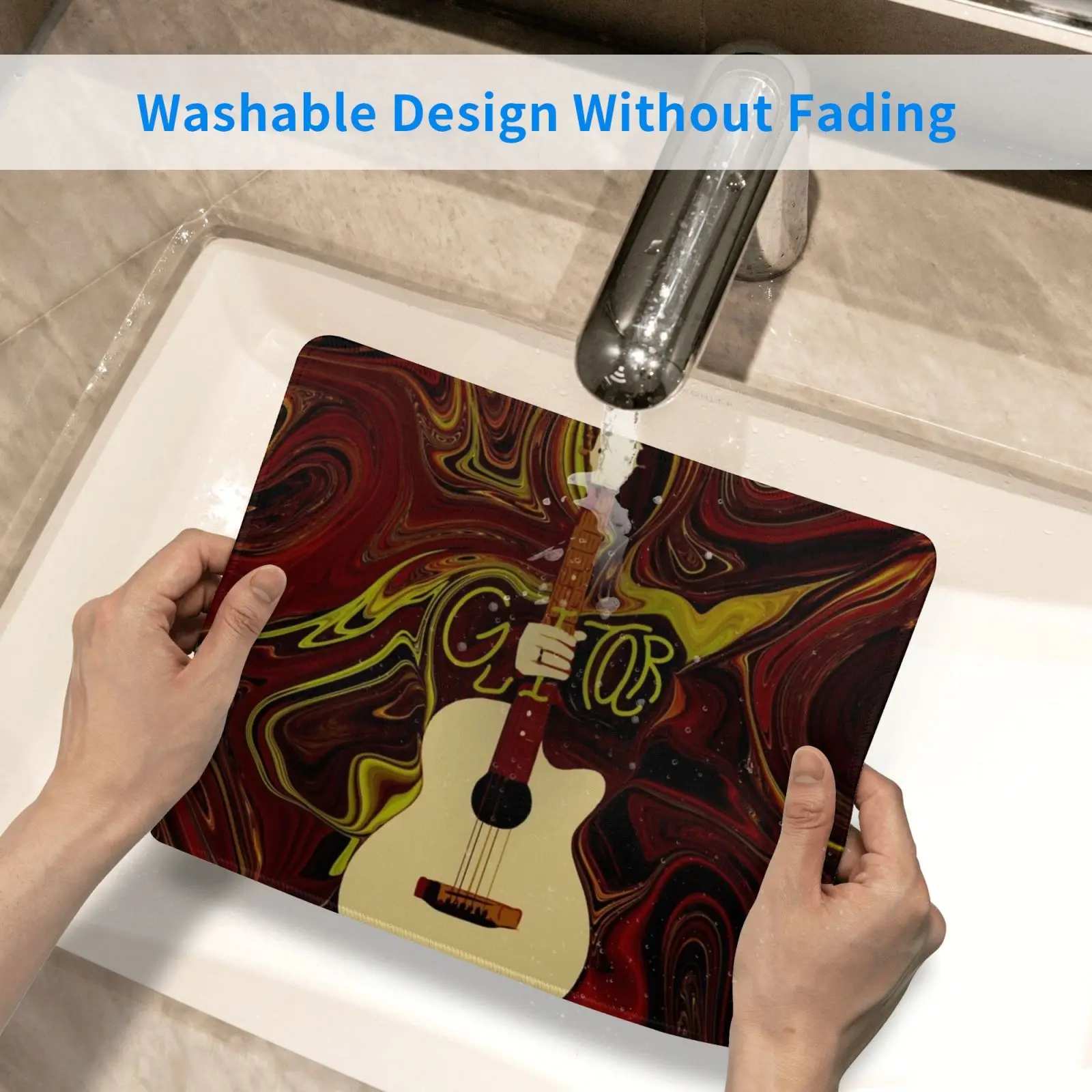 Guitar On Abstract Swirls Pattern Mouse Pad DIY Print Cushion Guitar Music Pattern Colorful Grunge Brown Red
Guitar On Abstract Swirls Pattern Mouse Pad DIY Print Cushion Guitar Music Pattern Colorful Grunge Brown Red