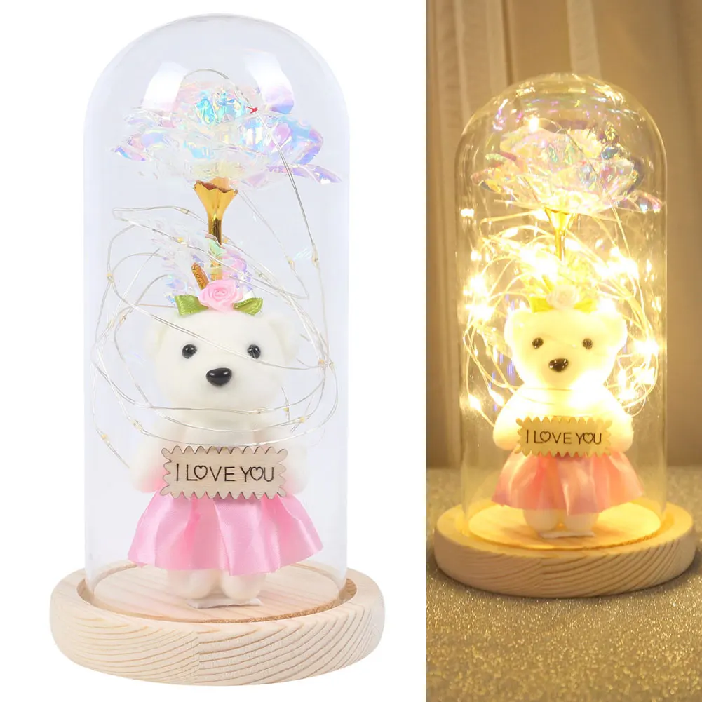 Galaxy Rose в стеклянном Куполе С подсветкой искусственный цветок Роза со светодиодной подсветкой Подарок женщине на Рождество свадьбу День свя...
Galaxy Rose в стеклянном Куполе С подсветкой искусственный цветок Роза со светодиодной подсветкой Подарок женщине на Рождество свадьбу День свя...