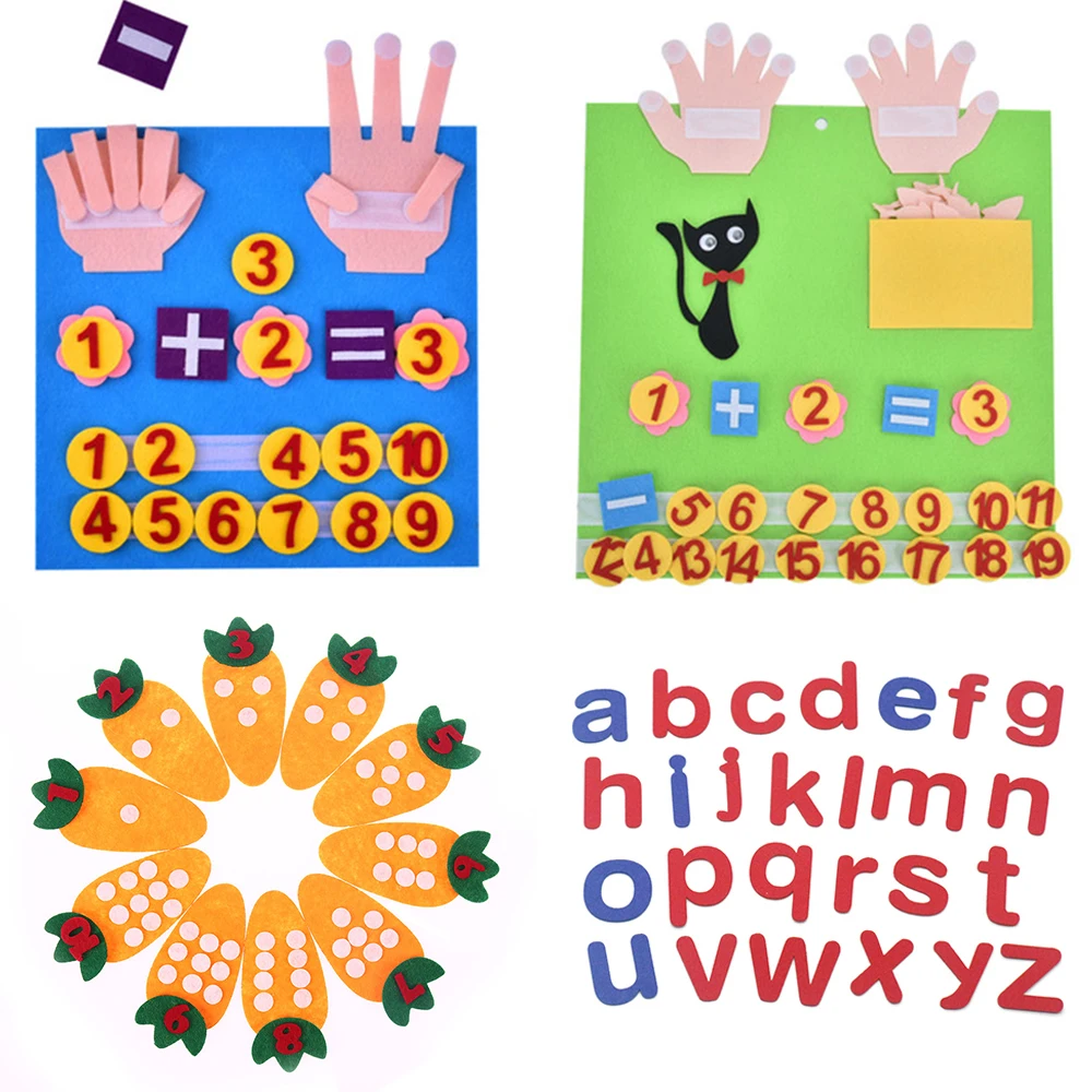 Felt Finger Numbers Baby Toys Montessori Carrot Sensory Busy Board Accessories Educational Toys For Children 2 Years Learning
Felt Finger Numbers Baby Toys Montessori Carrot Sensory Busy Board Accessories Educational Toys For Children 2 Years Learning
