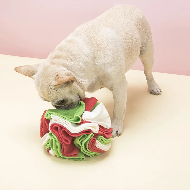Fleece Dog Snuffle Ball Leak Food Pet Sniffing Pad Training Games Feeding Mat French Bulldog Puppy Dogs Increase IQ Puzzle Toys
Fleece Dog Snuffle Ball Leak Food Pet Sniffing Pad Training Games Feeding Mat French Bulldog Puppy Dogs Increase IQ Puzzle Toys