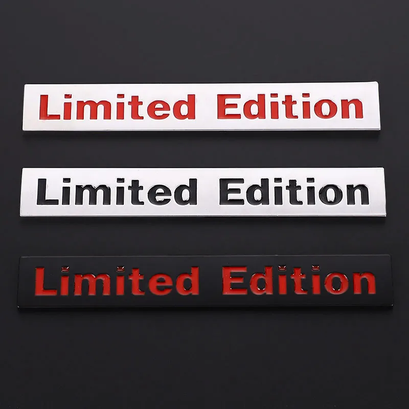 3D Metal Limited Edition Logo Car Front Back Trunk Sticker Emblem Badge Decals For BMW Audi Honda Volkswagen Mercedes Skoda Ford
3D Metal Limited Edition Logo Car Front Back Trunk Sticker Emblem Badge Decals For BMW Audi Honda Volkswagen Mercedes Skoda Ford