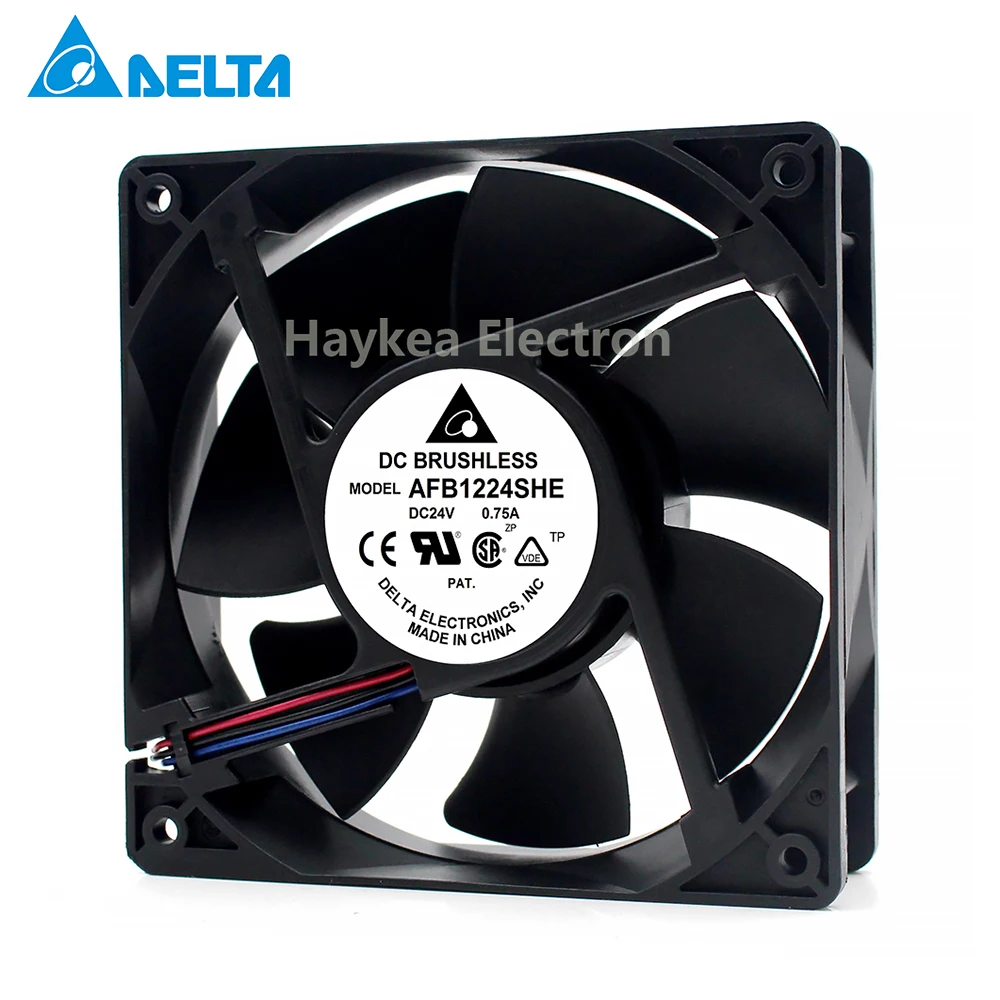Для delta AFB1224SHE 1238 12 см 120 мм DC 24 В 0.75A инвертор сервера осевой вентилятор охлаждающий