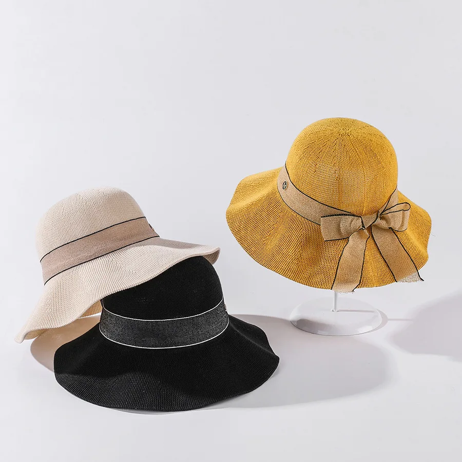 LUBAIYI Simple Women Straw Hats Summer Sun Cap for Women Lady Wide Eaves Soft Folding Bow Beach Hats Girls Beach Casual Hats
LUBAIYI Simple Women Straw Hats Summer Sun Cap for Women Lady Wide Eaves Soft Folding Bow Beach Hats Girls Beach Casual Hats