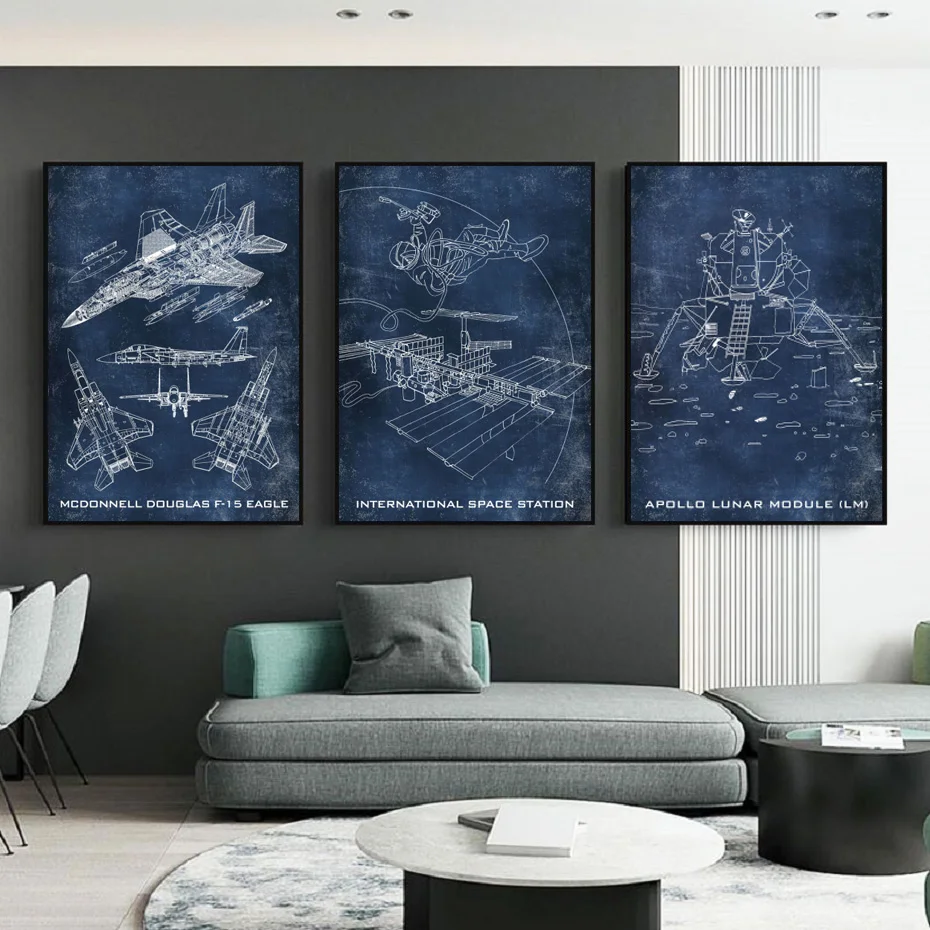 Minimalism Black and White Space Shuttle Astronaut Line Draft Decorative Painting Poster Wall Art Bedroom Living Room Home Decor
Minimalism Black and White Space Shuttle Astronaut Line Draft Decorative Painting Poster Wall Art Bedroom Living Room Home Decor