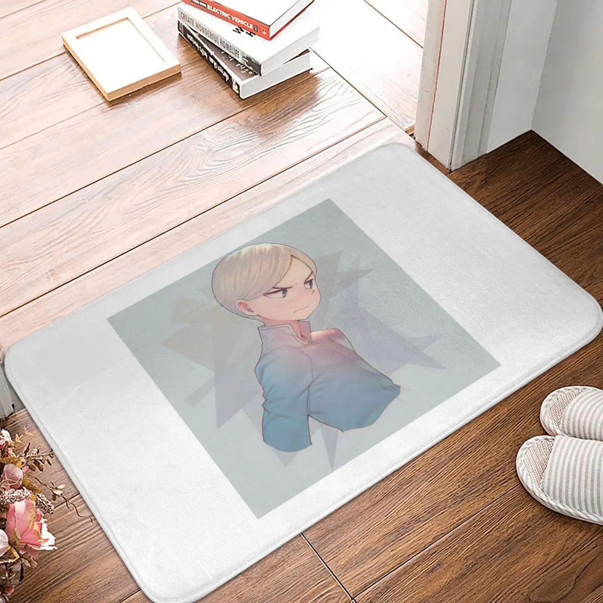 

Ranking Of Kings Polyester Doormat Rug Anime Carpet Mat Footpad Anti-slip AbsorbentEntrance Kitchen Bedroom balcony Cartoon