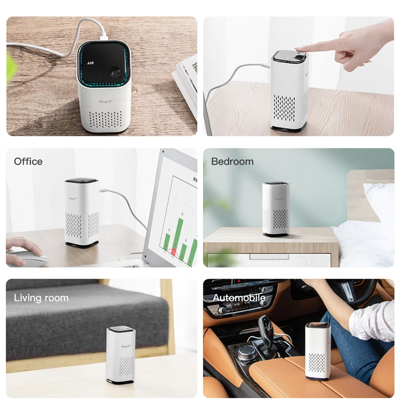 CkeyiN Mini 7 Lights USB Air Purifier Filter Ion Allergen Dust Pest Dander Eliminator Smoke Purification Air Fresh Cleaner PM2.5
CkeyiN Mini 7 Lights USB Air Purifier Filter Ion Allergen Dust Pest Dander Eliminator Smoke Purification Air Fresh Cleaner PM2.5
