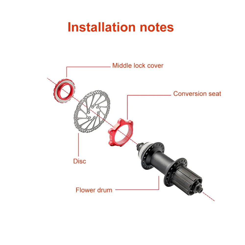 Bicycle Centerlock To 6-Hole Adapter Mountain Bike Hub Center Lock Conversion 6-Hole Adapter Disc Brake Rotor Bike Accessoires
Bicycle Centerlock To 6-Hole Adapter Mountain Bike Hub Center Lock Conversion 6-Hole Adapter Disc Brake Rotor Bike Accessoires