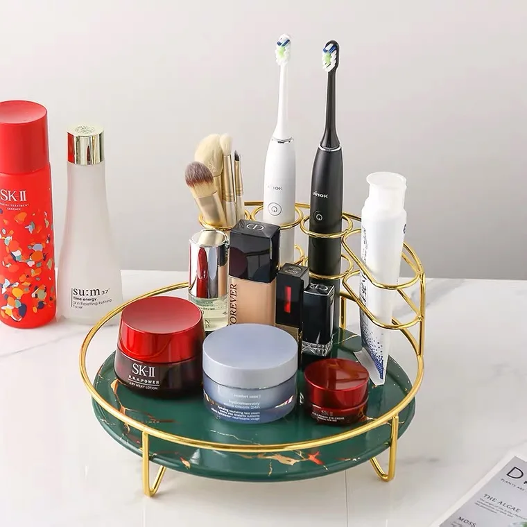 Nordic Cosmetic Storage Box Bathroom Electric Toothbrush Holder Desktop Vanity Makeup Brush Lipstick Perfume Finishing Rack
Nordic Cosmetic Storage Box Bathroom Electric Toothbrush Holder Desktop Vanity Makeup Brush Lipstick Perfume Finishing Rack