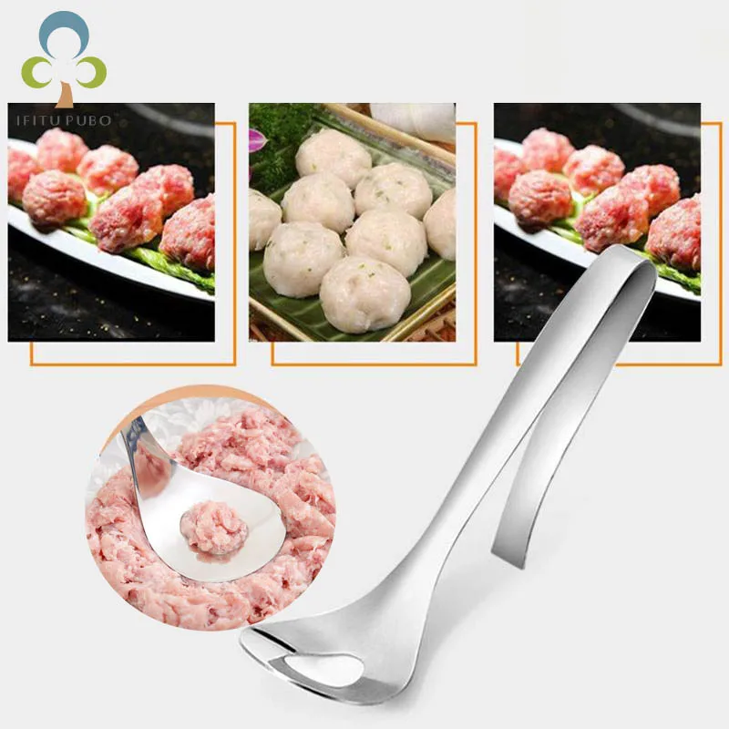 1 шт. антипригарная ложка для приготовления мяса из нержавеющей стали|Мясорубки