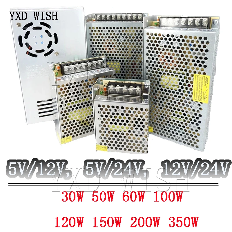 30W 50W 60W 100W 200W 350W Double Output Switching Power Supply 5V 12V, 5V 24V, 12V 24V Power Supply Transformer AC DC Converter
30W 50W 60W 100W 200W 350W Double Output Switching Power Supply 5V 12V, 5V 24V, 12V 24V Power Supply Transformer AC DC Converter