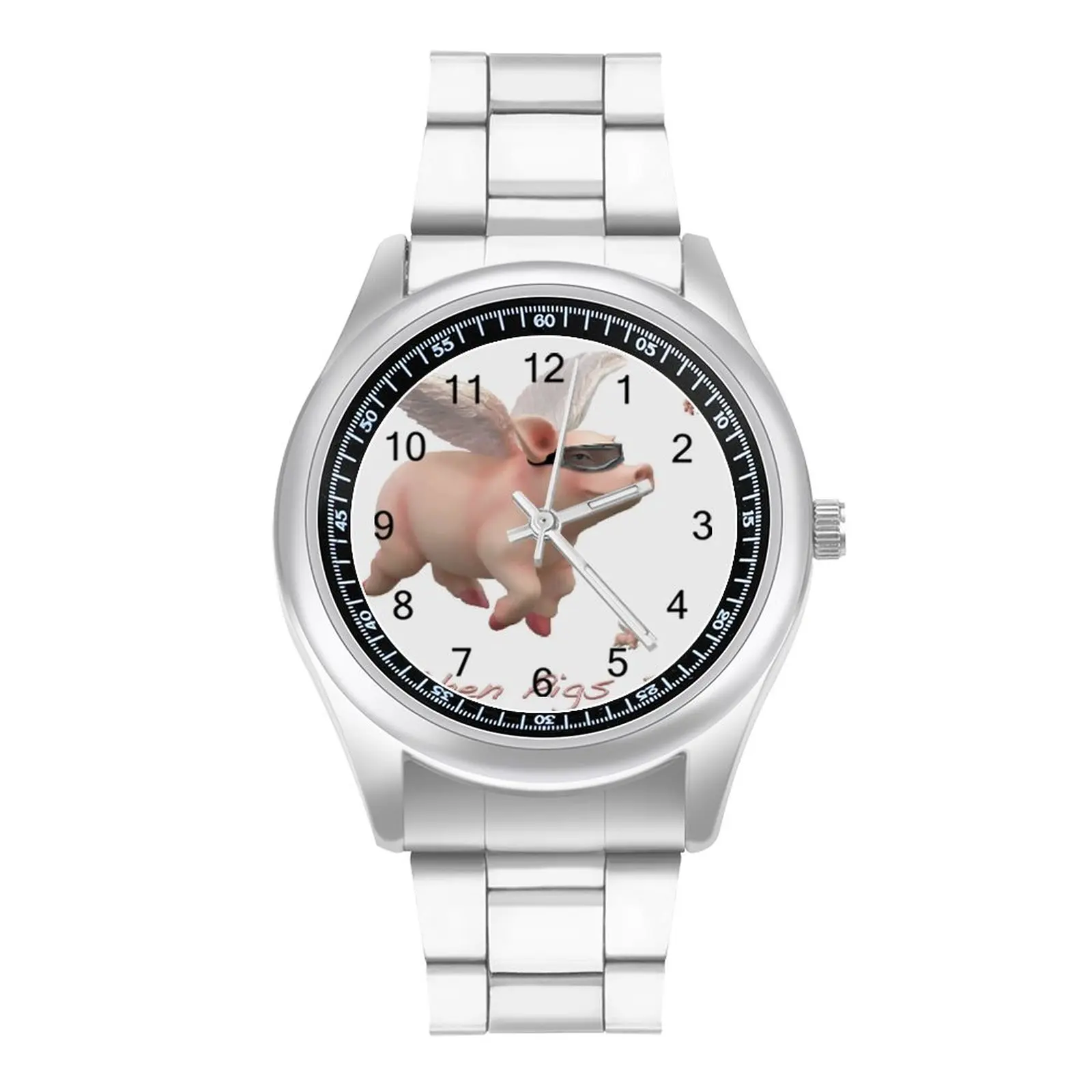 Pig Quartz Watch Steel Photo Wrist Watch Female Sports Colored Cheap Wristwatch 
Pig Quartz Watch Steel Photo Wrist Watch Female Sports Colored Cheap Wristwatch