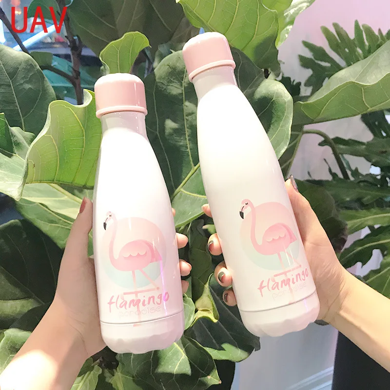 2020Fashion Creative Flamingo Stainless Steel Vacuum Flask Cola Bottle Portable Cup Couple Student Net Red Water Cup
2020Fashion Creative Flamingo Stainless Steel Vacuum Flask Cola Bottle Portable Cup Couple Student Net Red Water Cup