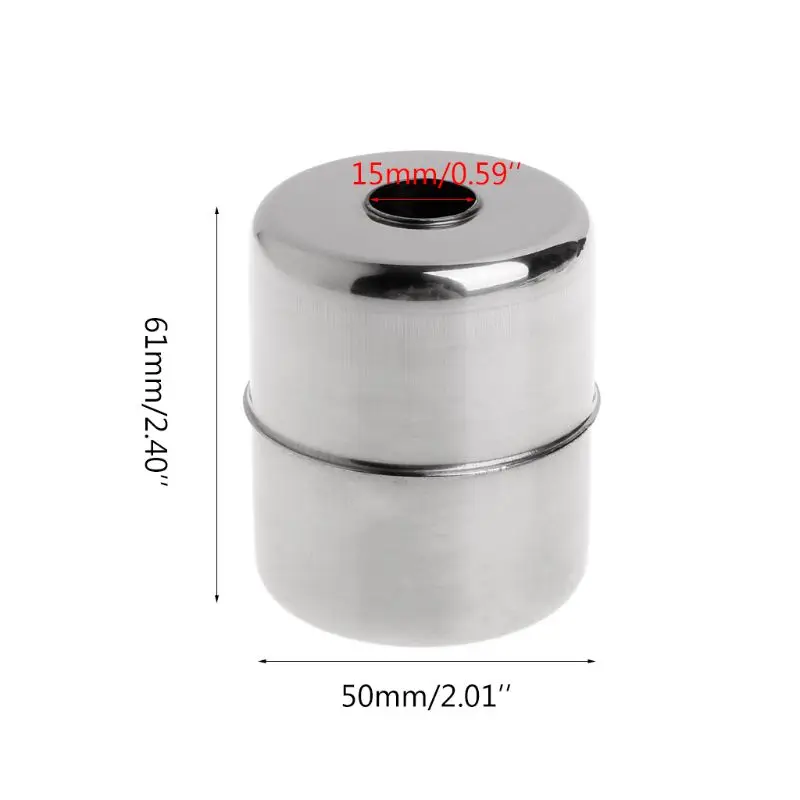 51*61*15mm Stainless Steel Ball Float Magnetic Floating Level Switch Flow Sensor
51*61*15mm Stainless Steel Ball Float Magnetic Floating Level Switch Flow Sensor