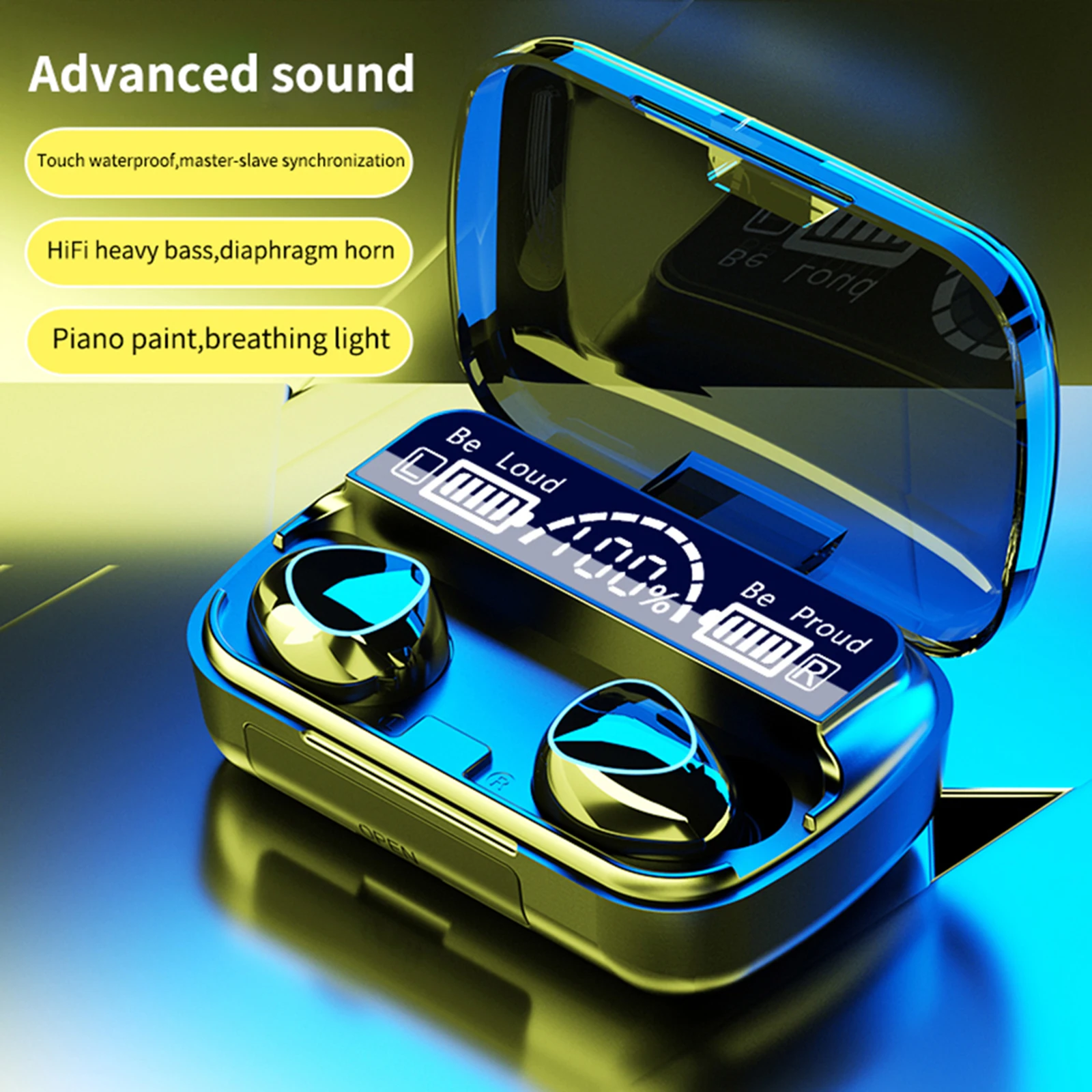 Waterproof Sports Tws Bluetooth 5.0 Wireless Hifi Stereo Earphones With Led Digital 2000mah Charge Box For Phones
Waterproof Sports Tws Bluetooth 5.0 Wireless Hifi Stereo Earphones With Led Digital 2000mah Charge Box For Phones