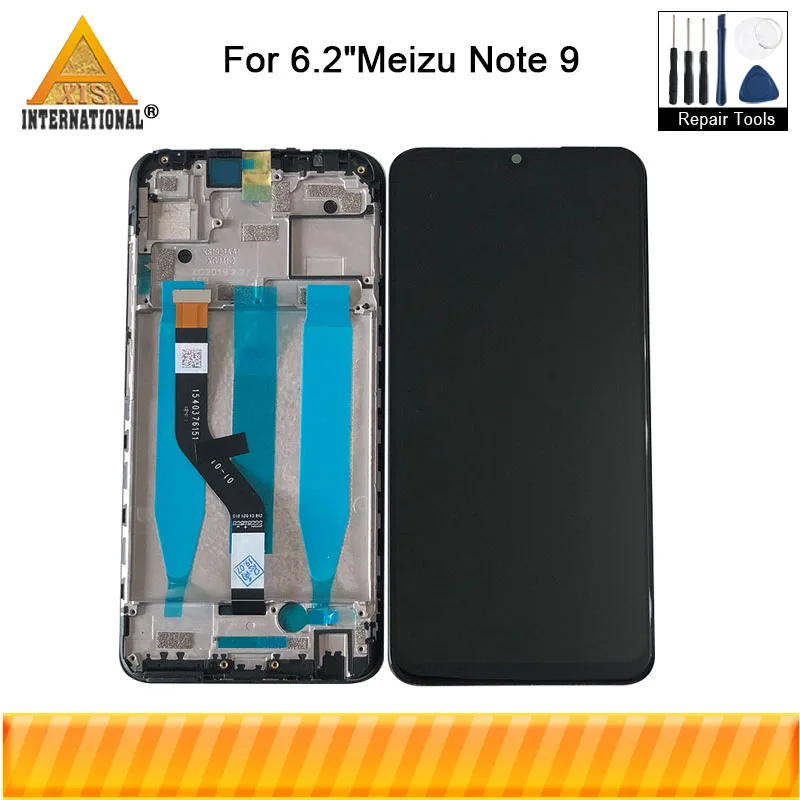 ЖК экран 6 2 дюйма для Meizu Note 9 с сенсорной панелью и дигитайзером рамкой M923H M923Q M923C