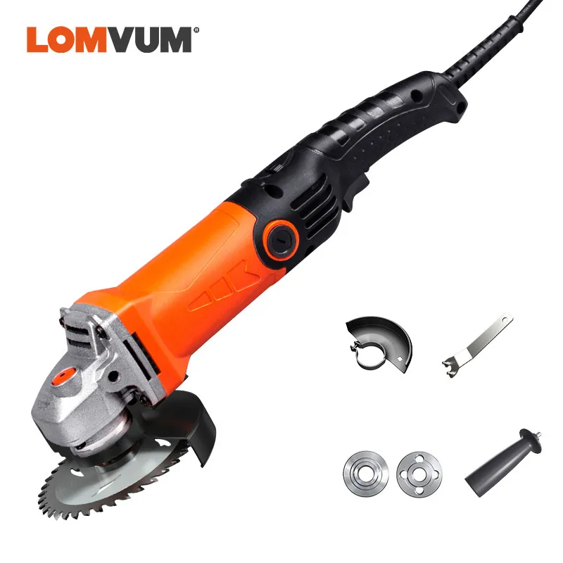 LOMVUM Angle Grinder Polishing Machine Adjustable Electric Grinding Machine Power Tool Grinding Metal Wood Cutting
LOMVUM Angle Grinder Polishing Machine Adjustable Electric Grinding Machine Power Tool Grinding Metal Wood Cutting