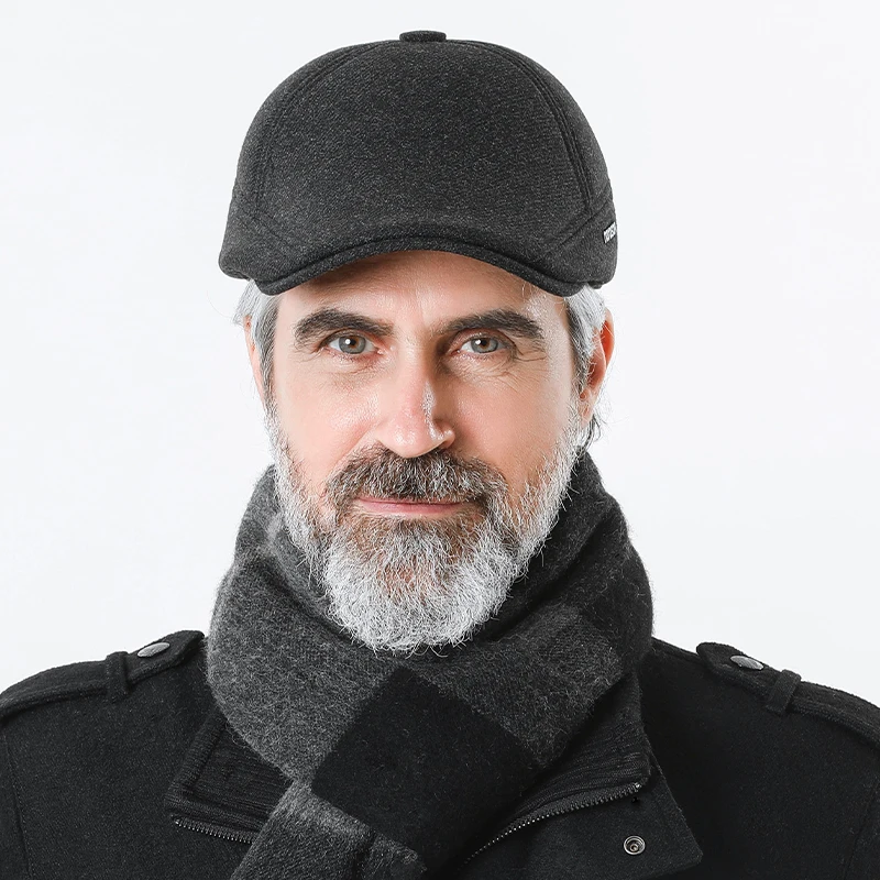 Middle-aged and Elderly Men's Hats Autumn and Winter Father Ear Caps Winter Old Man Forward Cap Wild Warm Cap
Middle-aged and Elderly Men's Hats Autumn and Winter Father Ear Caps Winter Old Man Forward Cap Wild Warm Cap