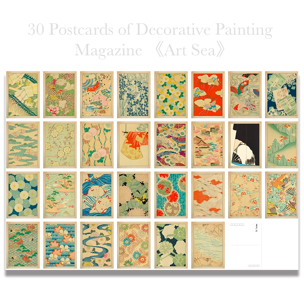 Japan Version Painting Magazine Art Sea Wish Business Postcards Greeting Gift Birthday Party Invitation Postcard Set 30pcs Decor
Japan Version Painting Magazine Art Sea Wish Business Postcards Greeting Gift Birthday Party Invitation Postcard Set 30pcs Decor