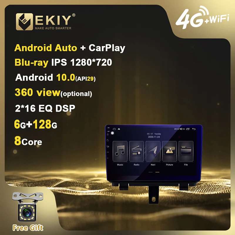 Мультимедийный плеер EKIY навигация GPS, DVD, DSP, Blu-ray, IPS, Android 10, 6 ГБ + 128 ГБ, для Audi Q3 2013, 2014, 2016, 2015, 2017, стерео, BT система HU
Мультимедийный плеер EKIY навигация GPS, DVD, DSP, Blu-ray, IPS, Android 10, 6 ГБ + 128 ГБ, для Audi Q3 2013, 2014, 2016, 2015, 2017, стерео, BT система HU