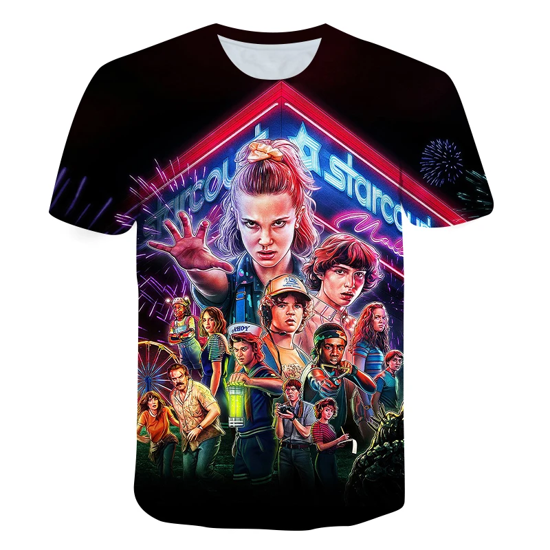 New Stranger Things T Shirt for Girls Fashion Tv Series Summer T-Shirt Clothing Children Baby White Tops Toddler Girl tee Shirts
New Stranger Things T Shirt for Girls Fashion Tv Series Summer T-Shirt Clothing Children Baby White Tops Toddler Girl tee Shirts