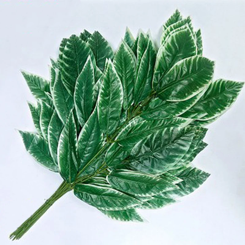 5PCS Green Leaves Artificial Plants Tree Branches For Home Party Decoration Wedding Scene Decor Supplies
5PCS Green Leaves Artificial Plants Tree Branches For Home Party Decoration Wedding Scene Decor Supplies
