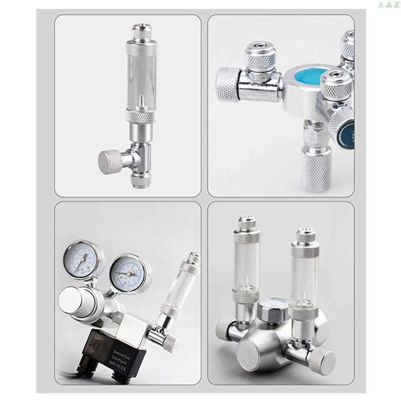 Aquarium Plants CO2 Regulator Precise Needle Valve Bubble Counter for Fish Tank PXPC
Aquarium Plants CO2 Regulator Precise Needle Valve Bubble Counter for Fish Tank PXPC