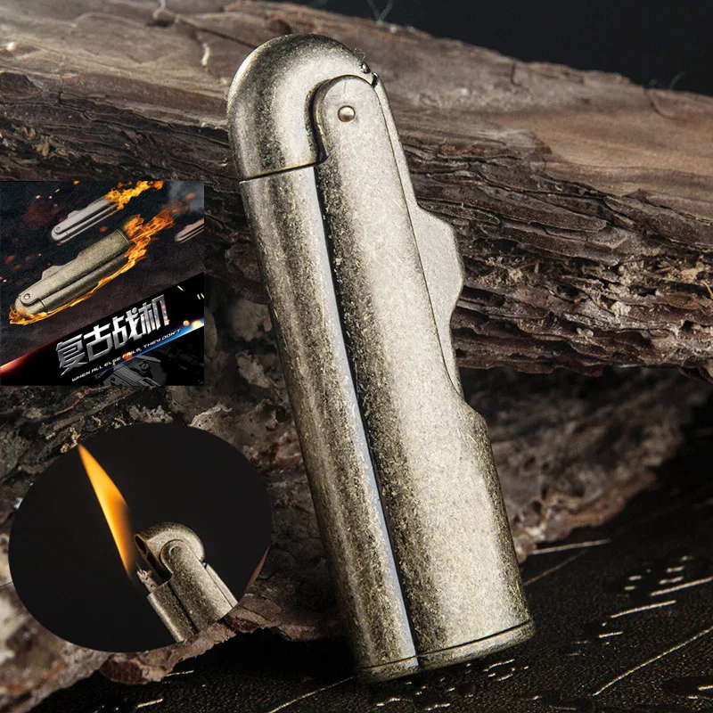 Creative Vintage Trench Lighter Windproof Kerosene Lighter Reflitable Lighter Smoking Accessorie Lighter Gasoline Retro Kerosene 
Creative Vintage Trench Lighter Windproof Kerosene Lighter Reflitable Lighter Smoking Accessorie Lighter Gasoline Retro Kerosene