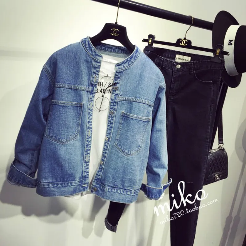 Jackets Women New Loose Korean Version Blue Outwear Casual Short Jacket Students Chic All-match Comfortable Pockets Female Denim
Jackets Women New Loose Korean Version Blue Outwear Casual Short Jacket Students Chic All-match Comfortable Pockets Female Denim