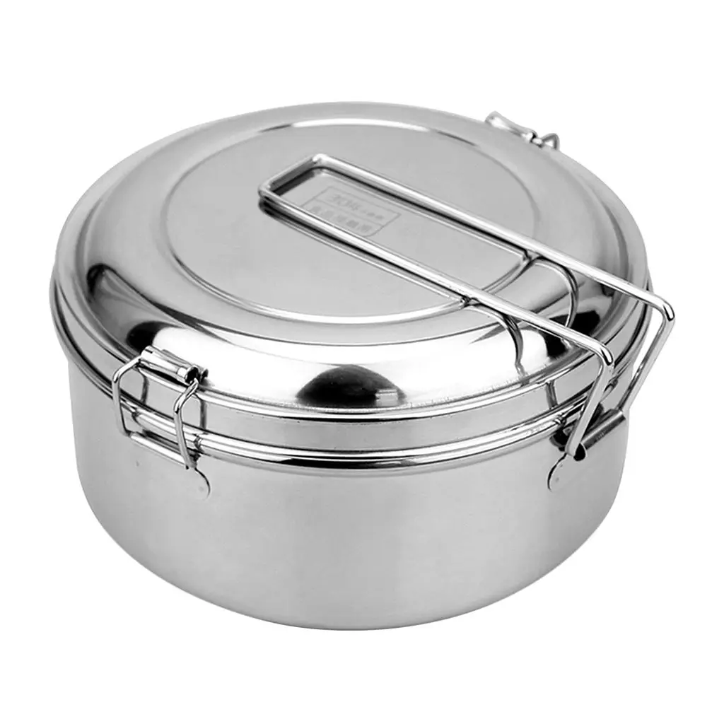 Folding Small Portable Stainless Steel Round Lunch Box Bento Canteen School Office for Kids Hiking Hunting Outdoor Tools
Folding Small Portable Stainless Steel Round Lunch Box Bento Canteen School Office for Kids Hiking Hunting Outdoor Tools