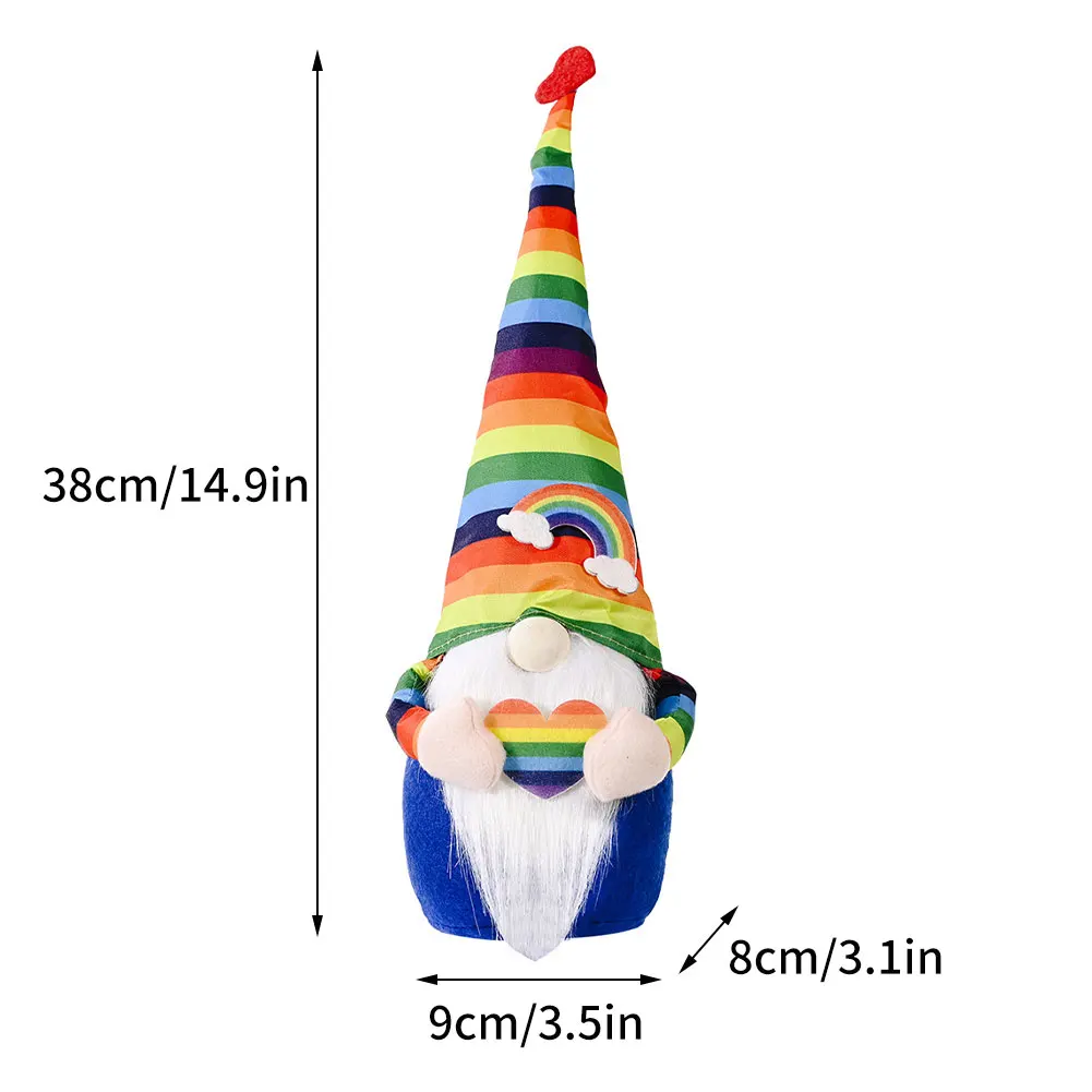 Rainbow Gnome Doll Faceless Goblin Plush Toy Mini Cute Goblin Stuffed Toy Colorful Home Office Decoration Gift for Kids Xmas 
Rainbow Gnome Doll Faceless Goblin Plush Toy Mini Cute Goblin Stuffed Toy Colorful Home Office Decoration Gift for Kids Xmas