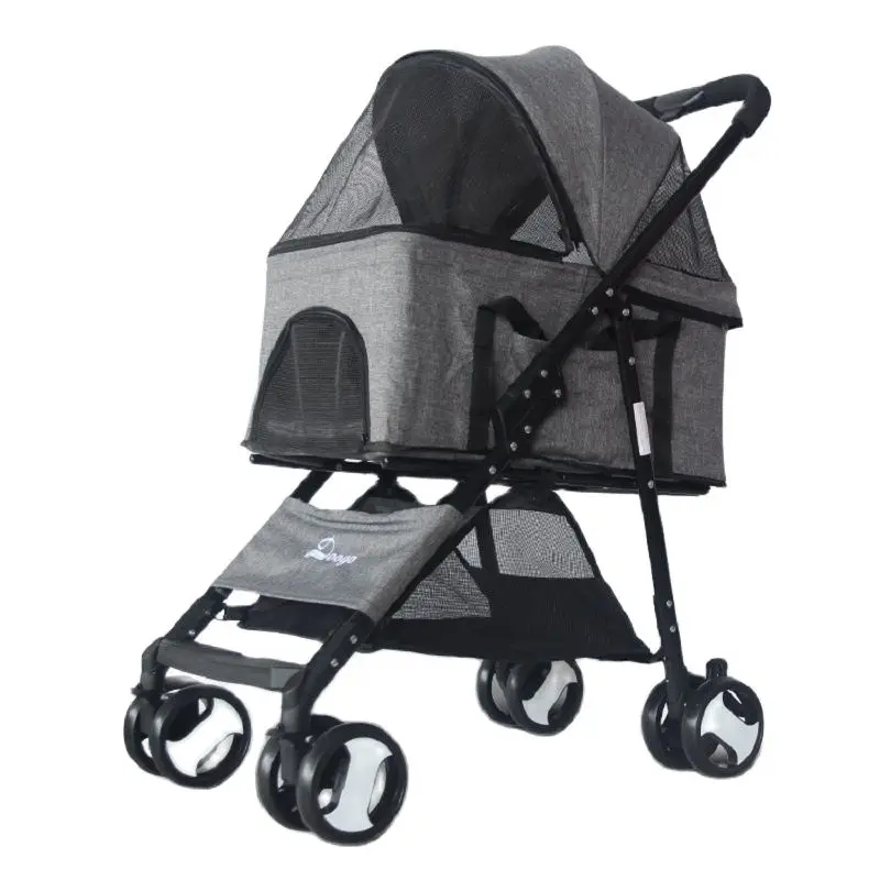 foldable lightweight Pet stroller dog stroller separable material small and medium size teddy dog cat
foldable lightweight Pet stroller dog stroller separable material small and medium size teddy dog cat