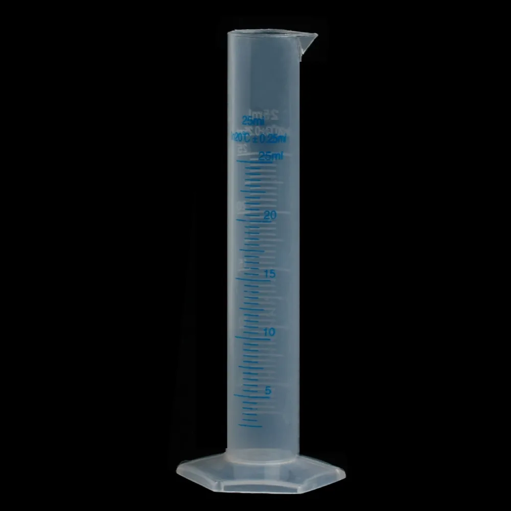 25mL Measuring Cylinder Laboratory Test Graduated Liquid Trial Tube Jar Tool New
25mL Measuring Cylinder Laboratory Test Graduated Liquid Trial Tube Jar Tool New