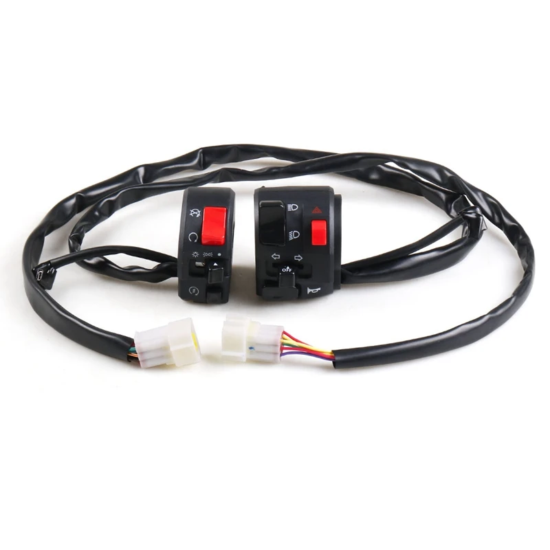 22MM Motorcycle Handlebar Horn Button Turn Signal Fog Lamp Controller Combination Switch
22MM Motorcycle Handlebar Horn Button Turn Signal Fog Lamp Controller Combination Switch