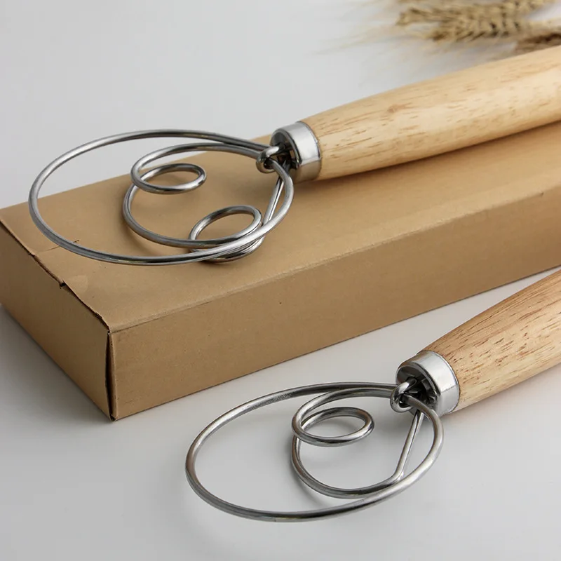 13 inch oak handle flour coil stirrer kitchen baking tools egg beater flour beater mixing stick
13 inch oak handle flour coil stirrer kitchen baking tools egg beater flour beater mixing stick