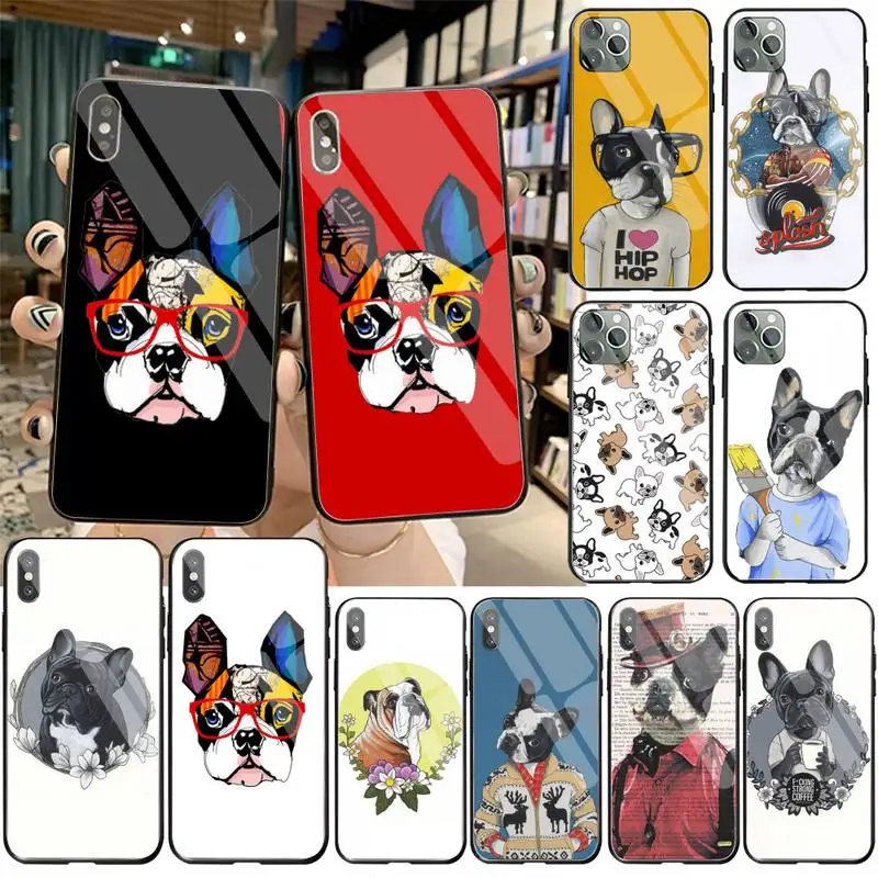 PENGHUWAN CUT Cartoon French Bulldog Soft Phone Case Tempered Glass For iPhone 11 Pro XR XS MAX 8 X 7 6S 6 Plus SE 2020 case
PENGHUWAN CUT Cartoon French Bulldog Soft Phone Case Tempered Glass For iPhone 11 Pro XR XS MAX 8 X 7 6S 6 Plus SE 2020 case