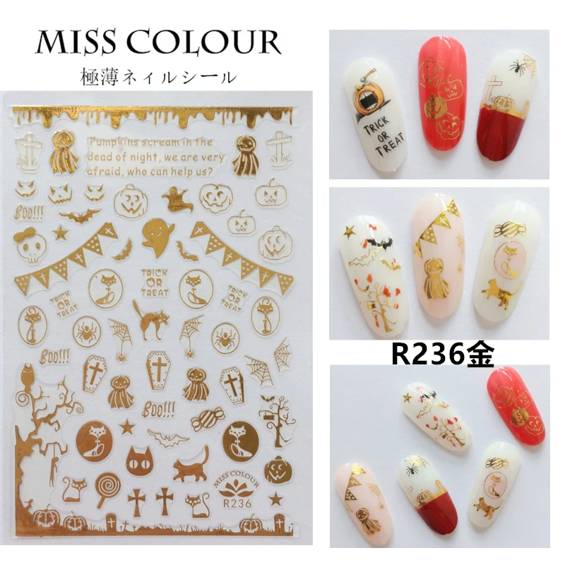2pcs 2colors 2020 Nail art design 3D Nail Water Slider Decals for Nail art tattoo Halloween sticker Nails Art supply R233-R238
2pcs 2colors 2020 Nail art design 3D Nail Water Slider Decals for Nail art tattoo Halloween sticker Nails Art supply R233-R238