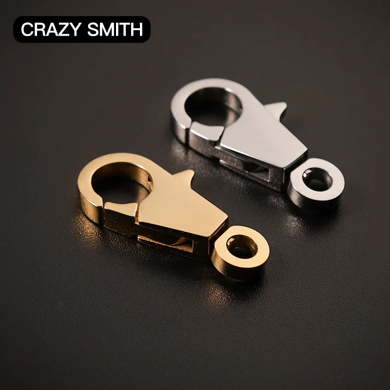 Брелок для автомобильных ключей Crazy Smith унисекс из нержавеющей стали высокое
