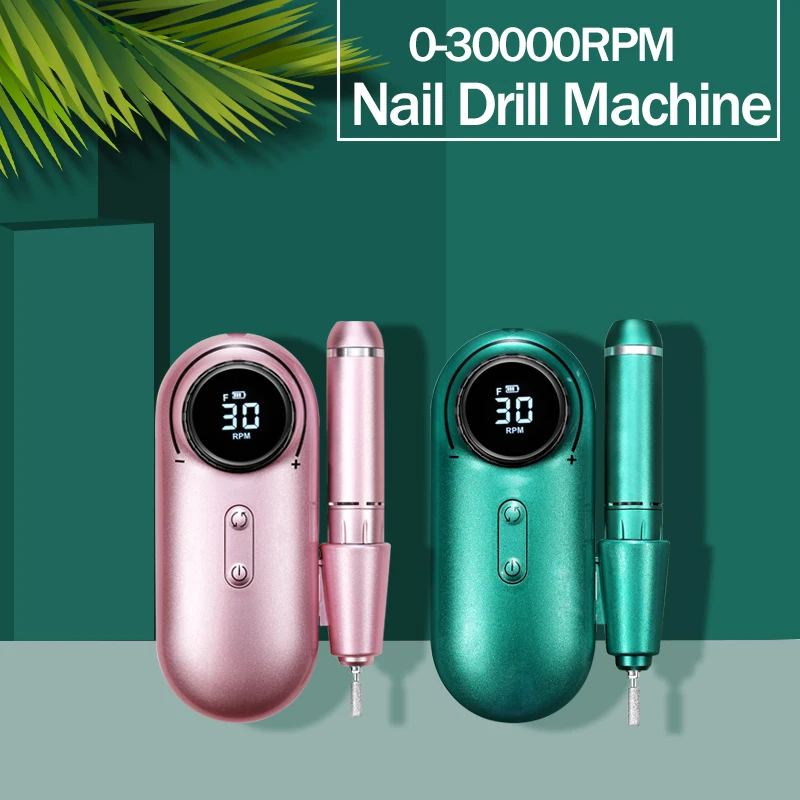 30000RPM Professional Electric Nail Drill Light Portable Style With LCD Display Screen Rechargeable Mobile Phone Electric Sander
30000RPM Professional Electric Nail Drill Light Portable Style With LCD Display Screen Rechargeable Mobile Phone Electric Sander