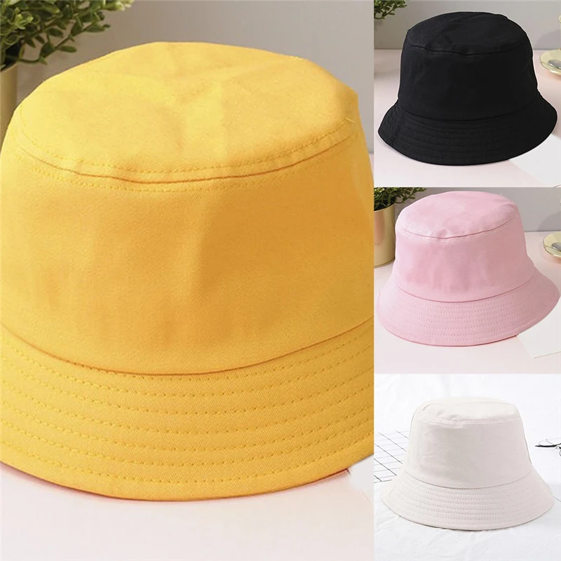 2020 Adult Kids Summer Foldable Bucket Hat Solid Color Hip Hop Wide Brim Beach UV Protection Round Top Sunscreen Fisherman Cap
2020 Adult Kids Summer Foldable Bucket Hat Solid Color Hip Hop Wide Brim Beach UV Protection Round Top Sunscreen Fisherman Cap