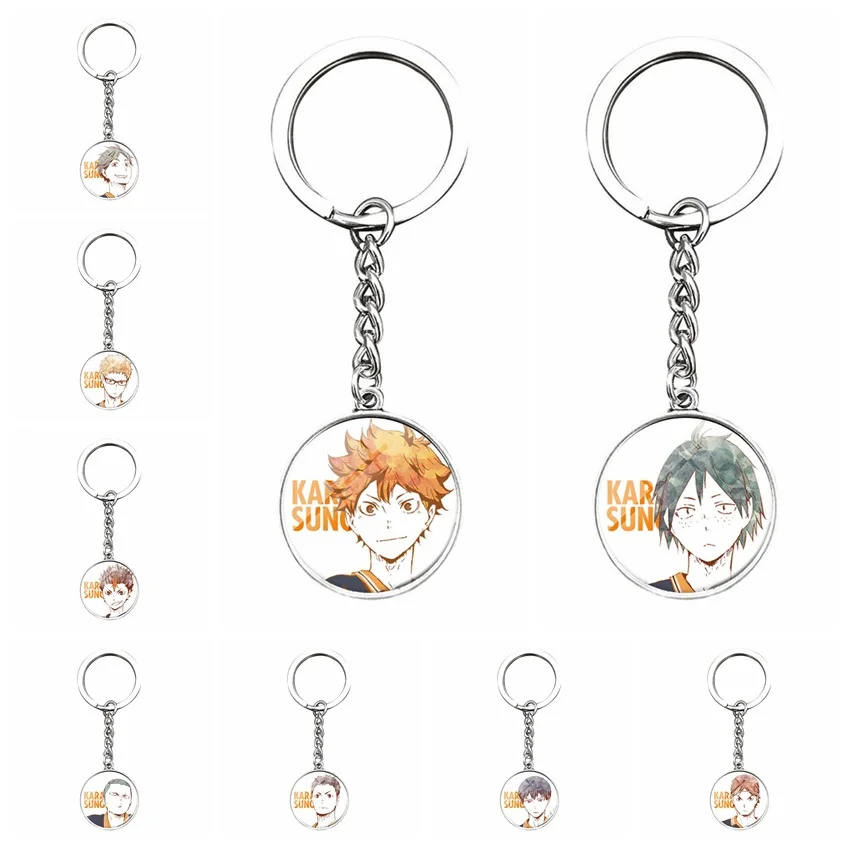 Haikyuu Keychain Charms Crow High School Volleyball Boy Alloy Glass Anime Key Chain Cute Cartoon Key Ring Pendant Gift Wholesale
Haikyuu Keychain Charms Crow High School Volleyball Boy Alloy Glass Anime Key Chain Cute Cartoon Key Ring Pendant Gift Wholesale