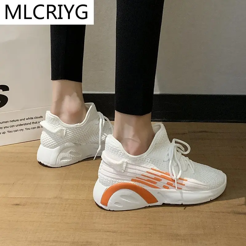 Summer New Thick-soled Shoes Women's Sneakers Thick-soled Soft Comfortable Breathable Mesh Shoes Women's Casual Vulcanized Shoes 
Summer New Thick-soled Shoes Women's Sneakers Thick-soled Soft Comfortable Breathable Mesh Shoes Women's Casual Vulcanized Shoes