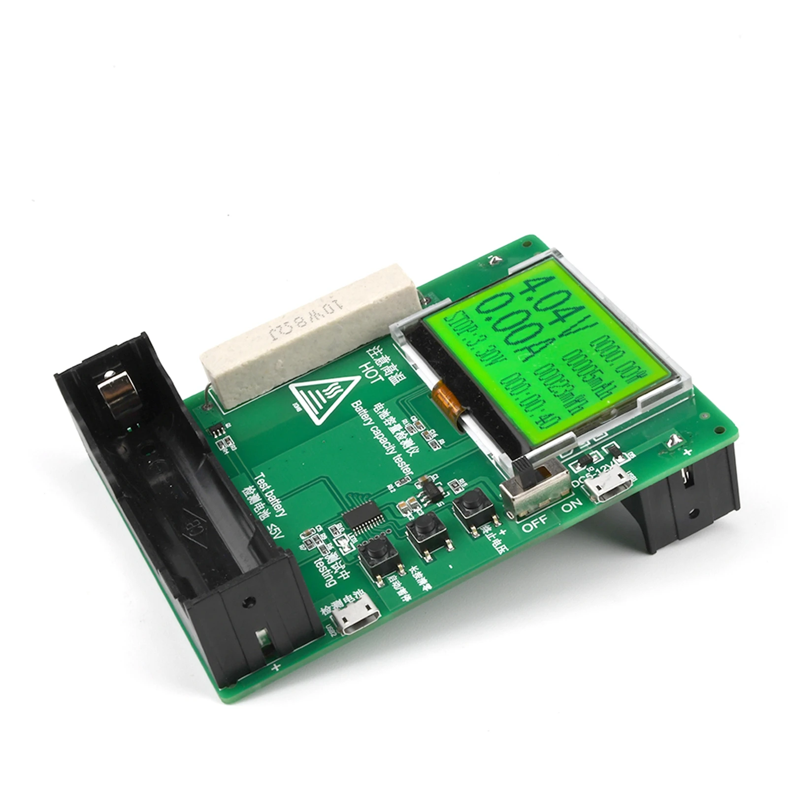 18650 LCD Display Lithium Battery Capacity Tester Module Battery Digital Display Mobile Power Capacity Test Screen MaH/mwH Test 
18650 LCD Display Lithium Battery Capacity Tester Module Battery Digital Display Mobile Power Capacity Test Screen MaH/mwH Test