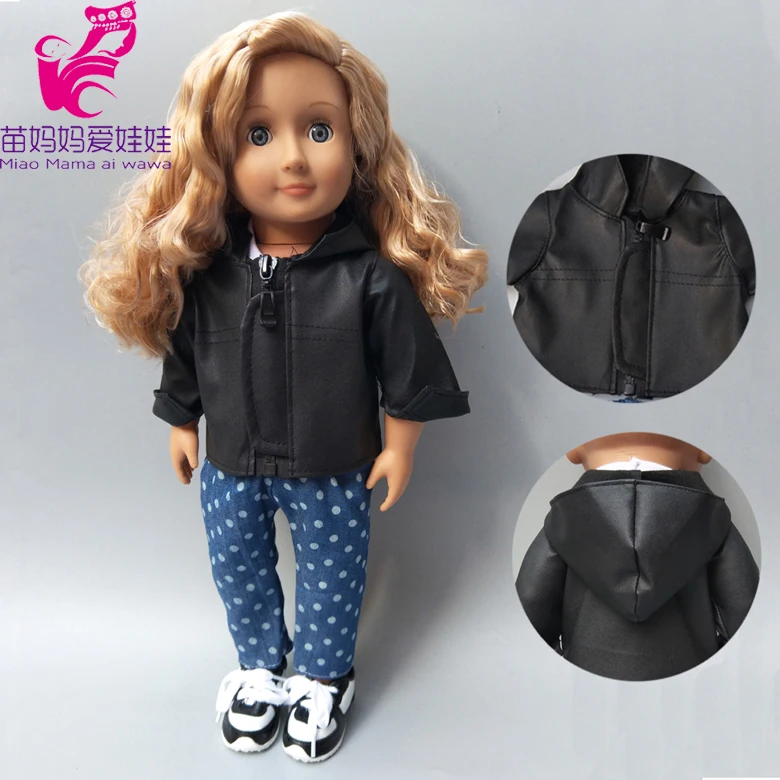 

18" Doll Clothes Jacket Pants Set for 40cm Born Baby Doll Clothes for 38cm Reborn Baby Doll Coat Accessories