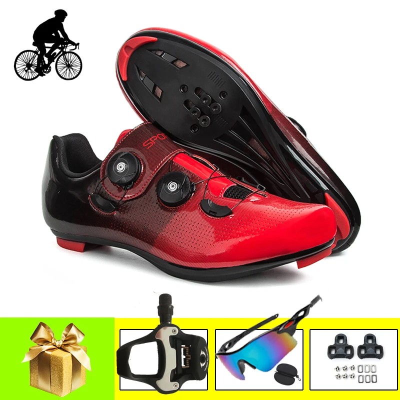 Road Cycling Shoes Add Pedals Double Rotating Button Self-locking Breathable Unisex Riding Bicycle Sneakers Bike Sunglasses
Road Cycling Shoes Add Pedals Double Rotating Button Self-locking Breathable Unisex Riding Bicycle Sneakers Bike Sunglasses