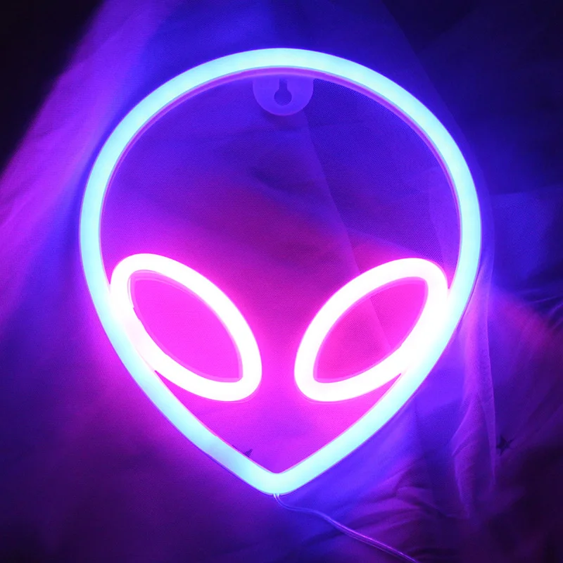 Alien Neon Signs Special LED Night Light Wall Decor Battery or USB Powered for Home Bedroom Bar L23
Alien Neon Signs Special LED Night Light Wall Decor Battery or USB Powered for Home Bedroom Bar L23