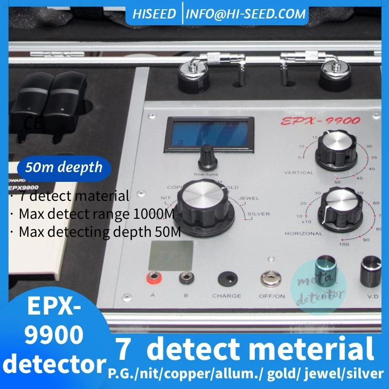 Underground Metal Detector Visual Treasure Detector EPX9900 Large Depth and Large Range Prospector Gold and Silver Detector
Underground Metal Detector Visual Treasure Detector EPX9900 Large Depth and Large Range Prospector Gold and Silver Detector